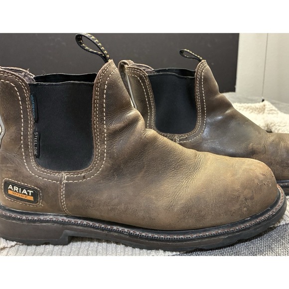 Ariat Shoes - Ariat Groundbreaker Chelsea steel toe work boots 9.5 EE waterproof ASTM F2413-11